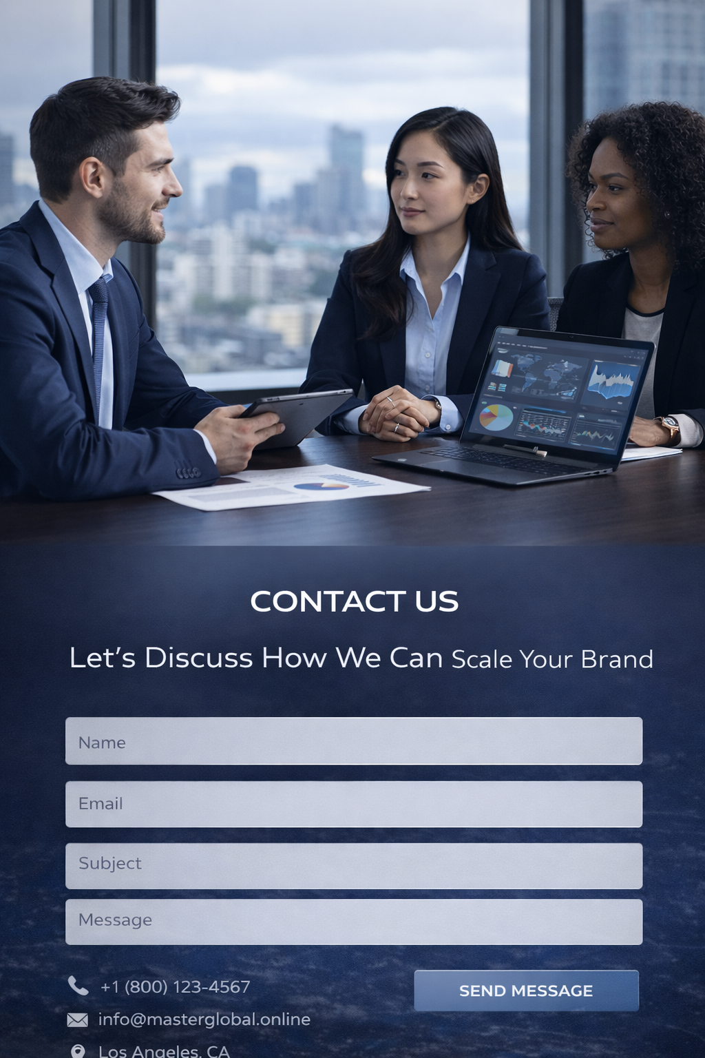 International e-commerce consulting team